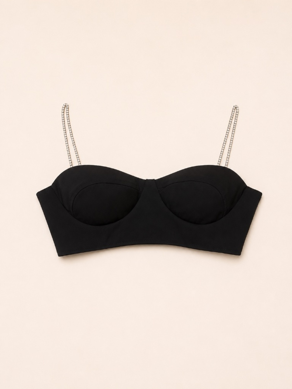 Heiress Rhinestone Strap Bustier Top – Size S – Excellent Condition